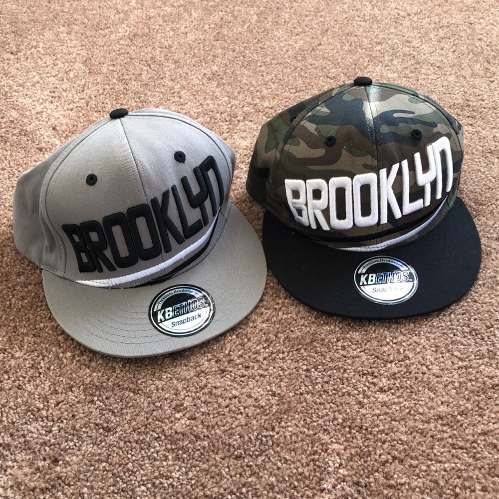Two Brooklyn Snapback Hats